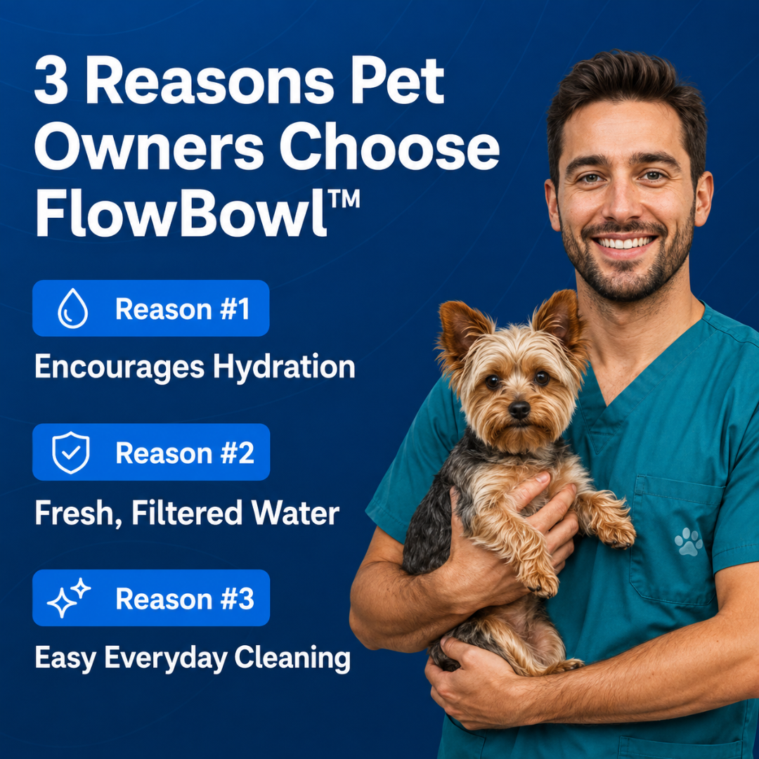 FlowBowl™ Smart Dog Water Fountain