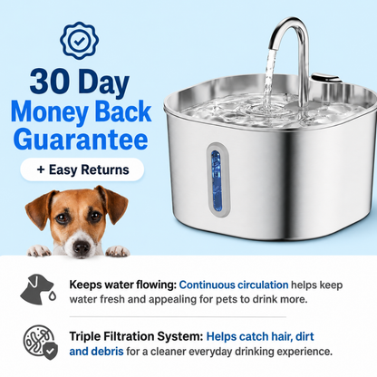 FlowBowl™ Smart Dog Water Fountain